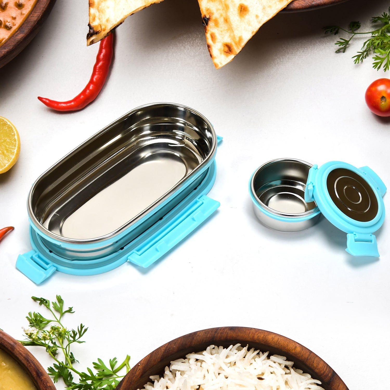 Stainless steel lunch box set Stainless steel lunch box set